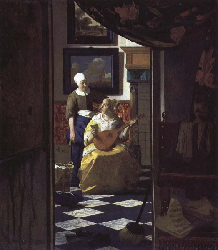 Jan Vermeer letter Sweden oil painting art
